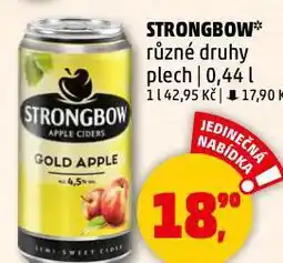 Penny Market Strongbow cider nabídka