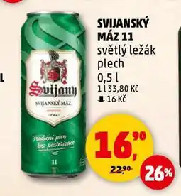 Penny Market Pivo svijanský máz nabídka