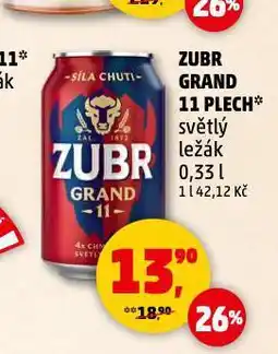 Penny Market Pivo zubr nabídka