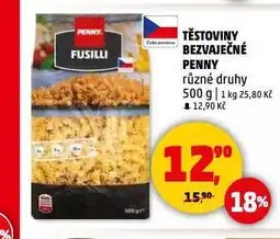 Penny Market Těstoviny bezvaječné nabídka