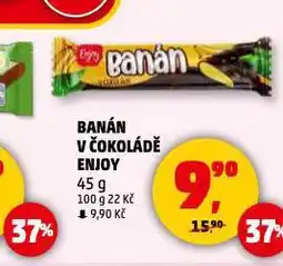 Penny Market Banán v čokoládě nabídka