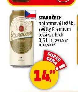 Penny Market Pivo staročech nabídka