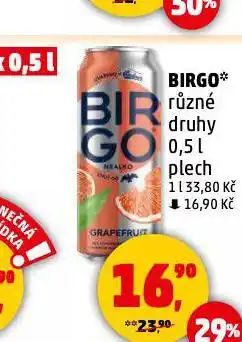Penny Market Birgo nealkoholické pivo nabídka