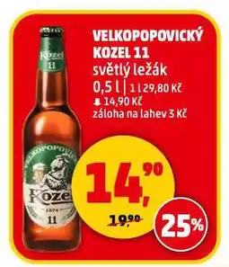 Penny Market Pivo velkopopovický kozel nabídka