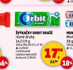 Penny Market Orbit žvýkačky nabídka