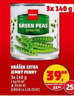 Penny Market Hrášek extra jemný nabídka