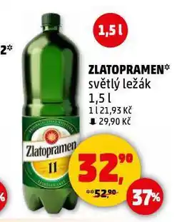 Penny Market Pivo zlatopramen nabídka
