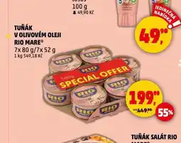Penny Market Tuňák v olivovém oleji rio mare nabídka
