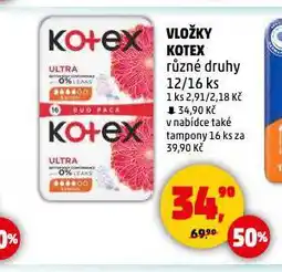 Penny Market Kotex vložky nabídka