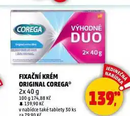 Penny Market Corega fixační krém nabídka