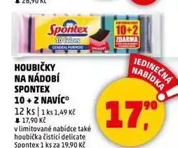 Penny Market Spontex houbičky na nádobí nabídka