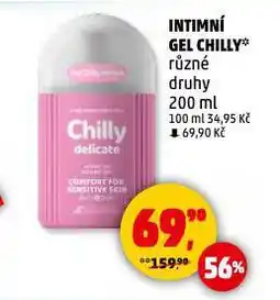 Penny Market Chilly intimní gel nabídka