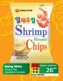 Tamda Foods Nong Shim Chipsy krevetové Korejský nabídka