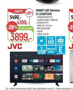Globus Smart led televizor jvc 80 cm nabídka