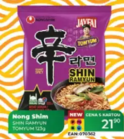 Tamda Foods Nong Shim Shin ramyun tomyum nabídka