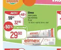 Globus Elmex zubní pasta nabídka