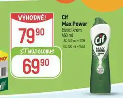 Globus Cif max power čistící krém nabídka