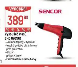 Globus Vysoušeč vlasů sencor nabídka