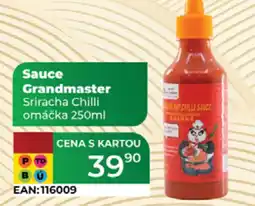 Tamda Foods Sauce Grandmaster Sriracha Chilli omáčka nabídka