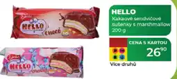 Tamda Foods HELLO Kakaové sendvičové sušenky s marshmallow nabídka
