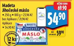 Albert Madeta Jihočeské máslo nabídka