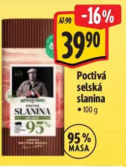 Albert Poctivá selská slanina nabídka
