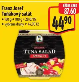 Albert Franz Josef Tuňákový salát nabídka