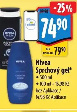 Albert Nivea Sprchový gel nabídka