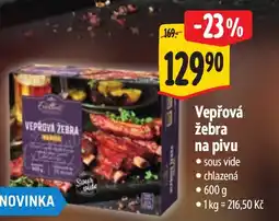 Albert Vepřová žebra na pivu nabídka
