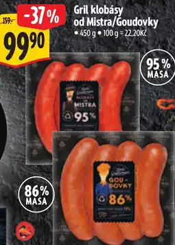 Albert Gril klobásy od Mistra/Goudovky nabídka
