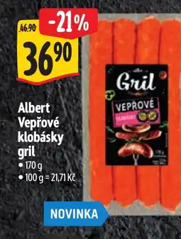 Albert Albert Vepřové klobásky gril nabídka