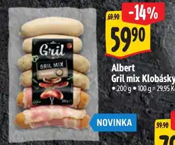 Albert Albert Gril mix Klobásky nabídka