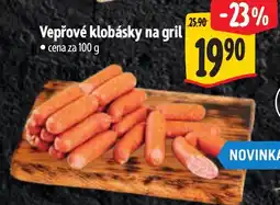 Albert Vepřové klobásky na gril nabídka