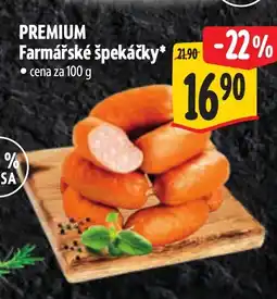 Albert PREMIUM Farmářské špekáčky nabídka