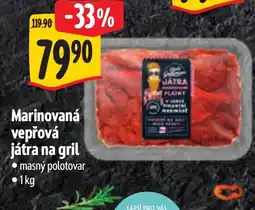 Albert Marinovaná vepřová játra na gril nabídka