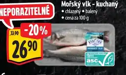 Albert Mořský vlk - kuchaný nabídka