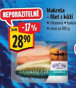Albert Makrela - filet s kůží nabídka