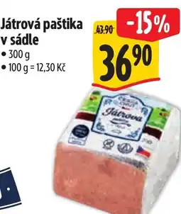 Albert Játrová paštika v sádle nabídka