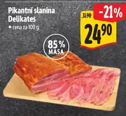 Albert Pikantní slanina Delikates nabídka
