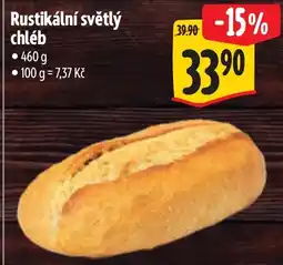 Albert Rustikální světlý chléb nabídka