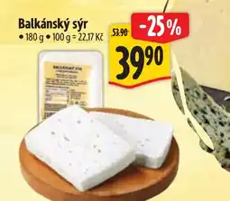 Albert Balkánský sýr nabídka