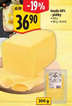 Albert Gouda 48% - plátky nabídka