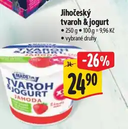 Albert Madeta Jihočeský tvaroh & jogurt nabídka