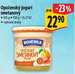 Albert Opočenský jogurt smetanový nabídka