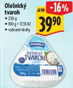 Albert Olešnický tvaroh nabídka