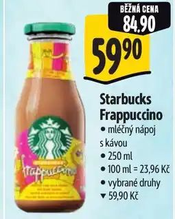 Albert Starbucks Frappuccino nabídka