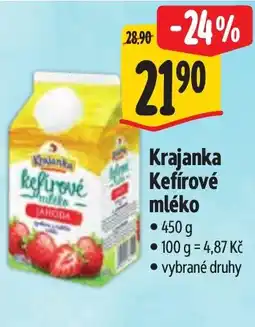 Albert Krajanka Kefírové mléko nabídka