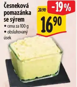 Albert Česneková pomazánka se sýrem nabídka
