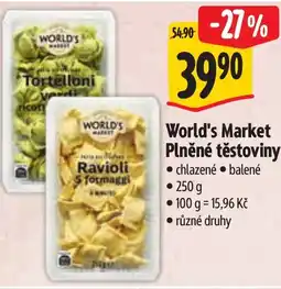 Albert World's Market Plněné těstoviny nabídka