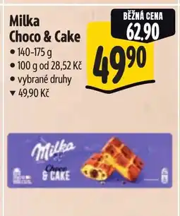 Albert Milka Choco & Cake nabídka